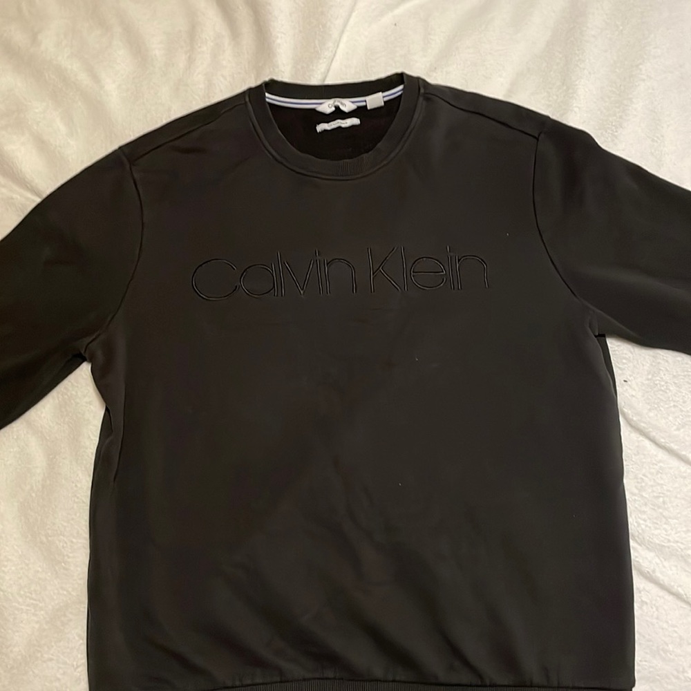 Calvin Klein Black Fleece Lined Crewneck (XL)